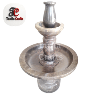 Taxila Chocolate Stone 2-Step Fountain – 3.5 Feet Fully Polished Garden & Home Decor Fountain