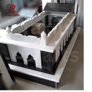 Taxila Crafts Black Granite & Marble Kutab Design Qabar – ( Conact us for More Details )