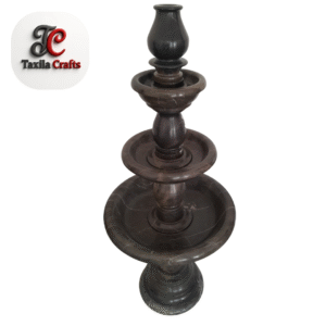 Taxila Chocolate Stone 4-Step Fountain – 5 Feet Fully Polished Garden & Home Decor Fountain