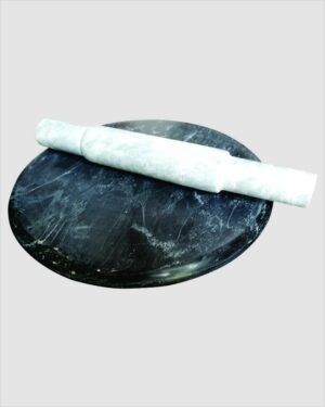 Taxila Crafts 12" Handmade Granite Balan Danda – Stone Rolling Pin